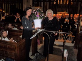 PRESENTATION TO ALISON BLUNDELL OUR CONDUCTOR